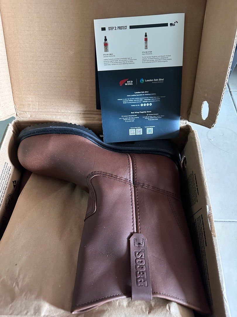 RED WING 8241 ST 9 PULL ON SAFETY BOOTS - The Leeden Store