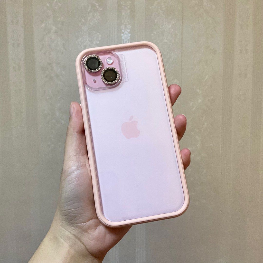 Rhinoshield iPhone 15 case - blush pink, Mobile Phones & Gadgets, Mobile &  Gadget Accessories, Cases & Sleeves on Carousell