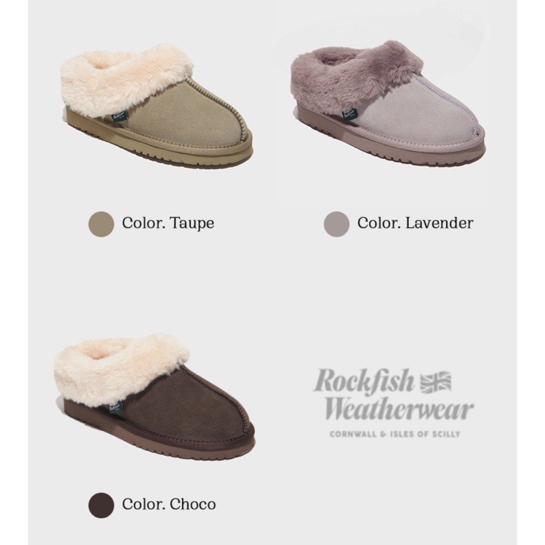 韓國🇰🇷Rockfish weatherwear 毛毛鞋(7colors), 女裝, 鞋, 平底鞋