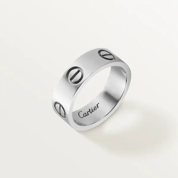 Cartier white gold love ring outlet