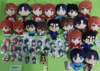 RUROUNI KENSHIN / SAMURAI X OFFICIAL COLLECTIBLE PLUSHIES AND KEYCHAINS