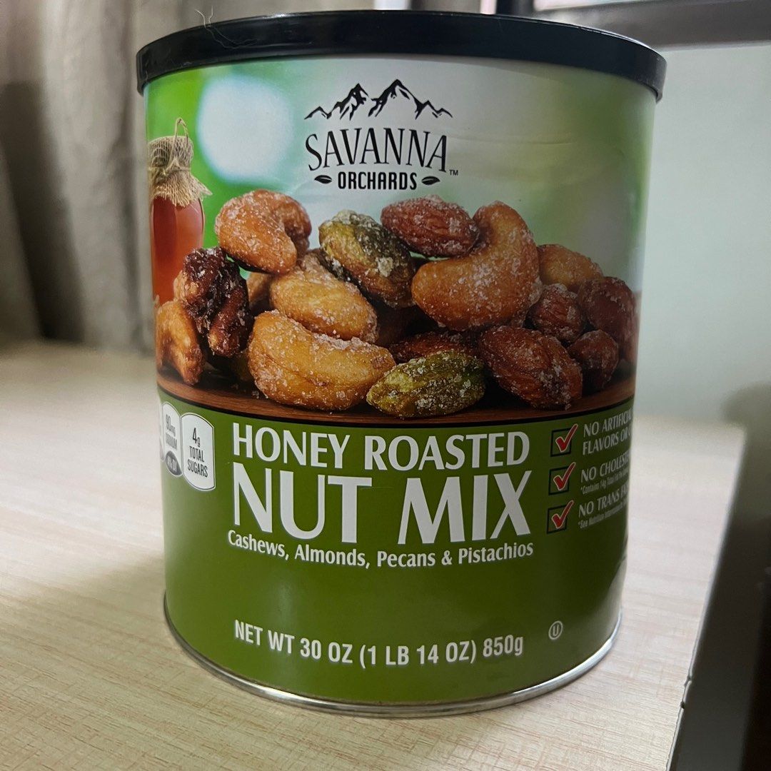 Savanna Orchards Honey Roasted Nut Mix 850g, Food & Drinks