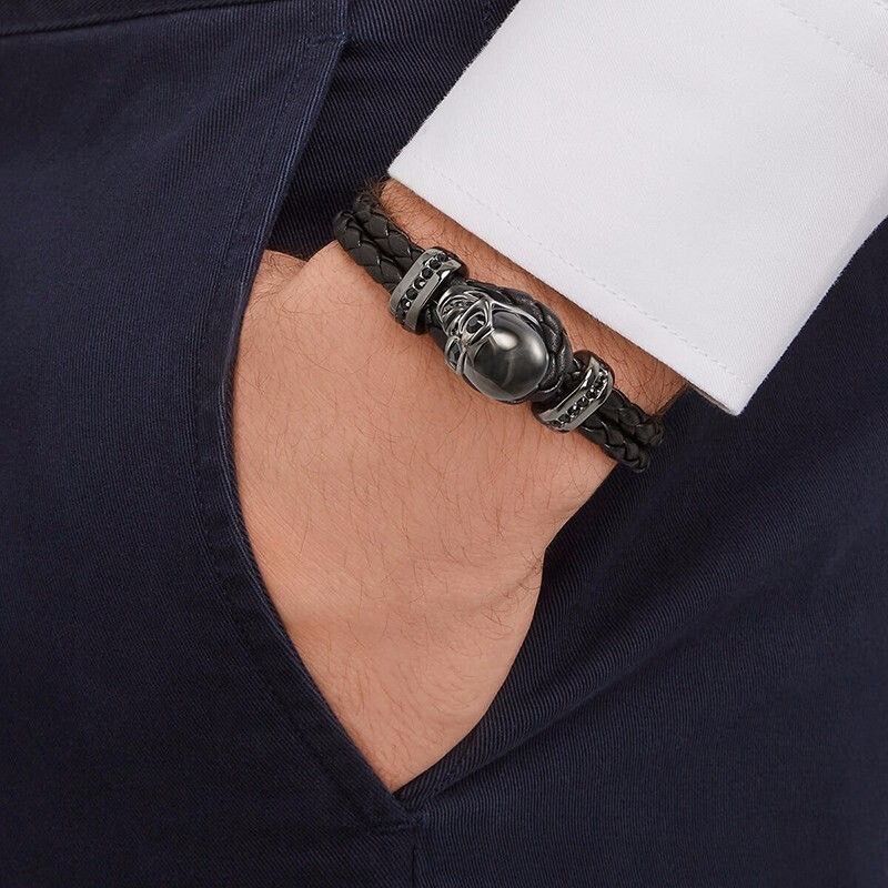 Swarovski discount skull bracelet