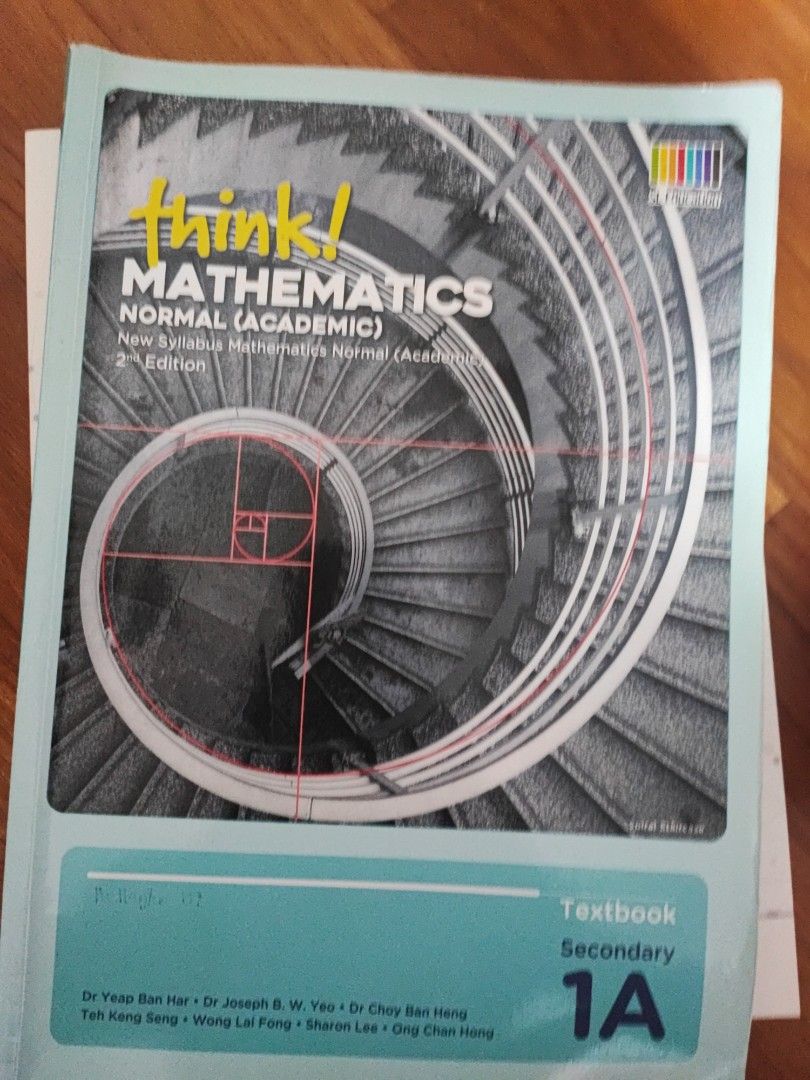 Sec 1 Math Textbook (NA), Hobbies & Toys, Books & Magazines, Textbooks ...