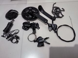 Harga groupset shimano altus 7 best sale speed