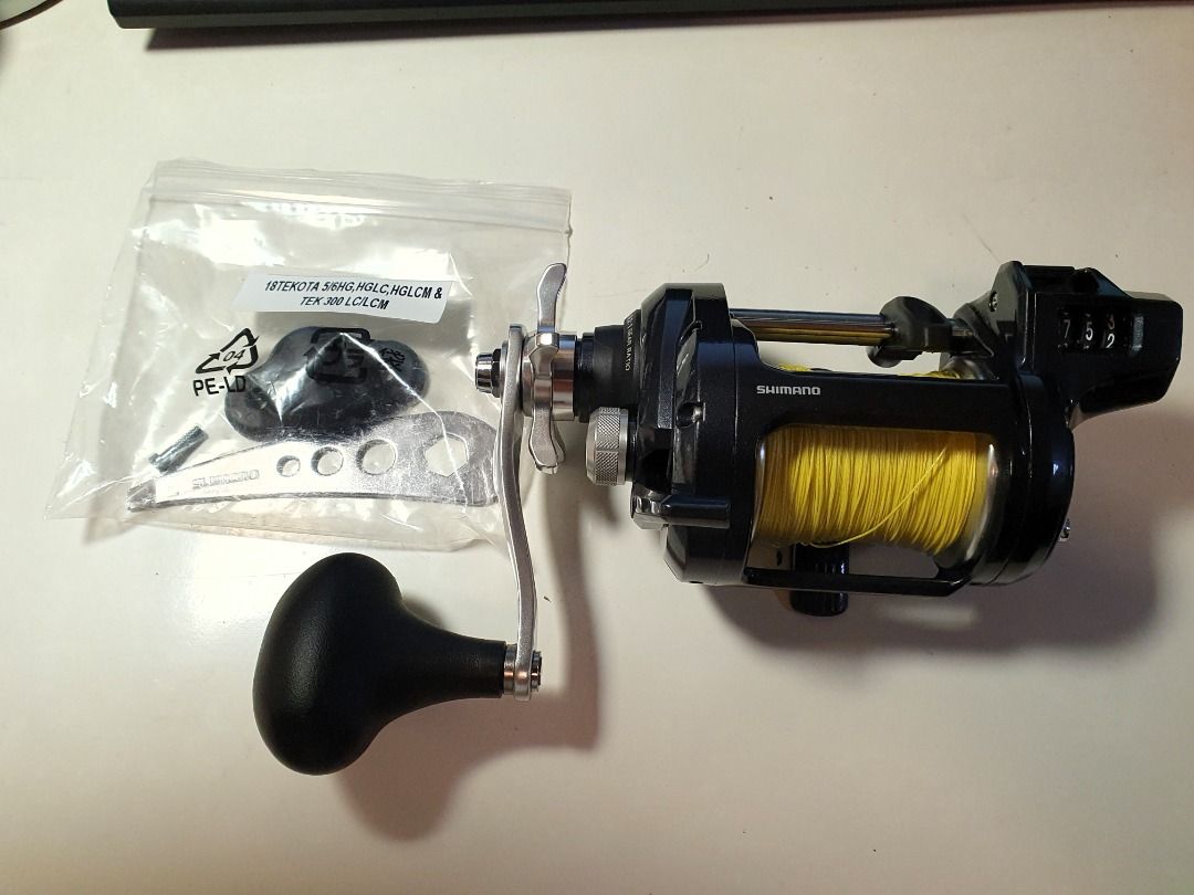 Shimano Saltwater Overhead Conventional Reel - Tekota A with Line Counter,  Model 601HC LC, Sports Equipment, Fishing on Carousell
