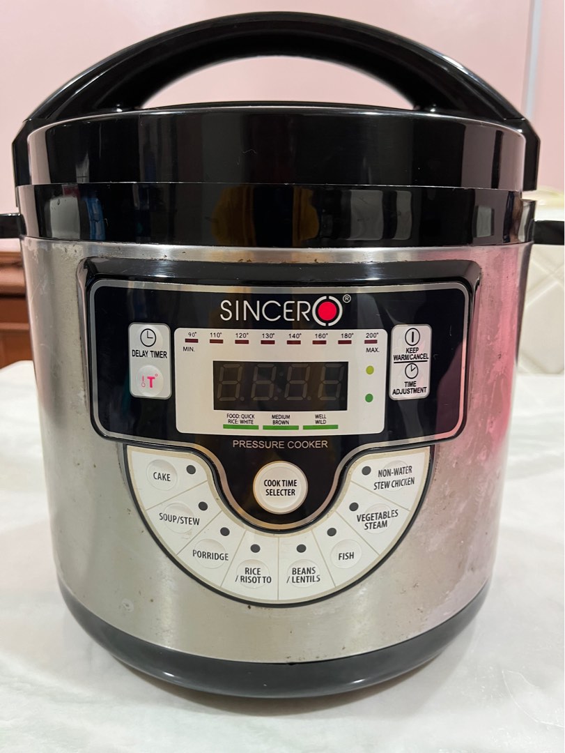 How to use store sincero pressure cooker