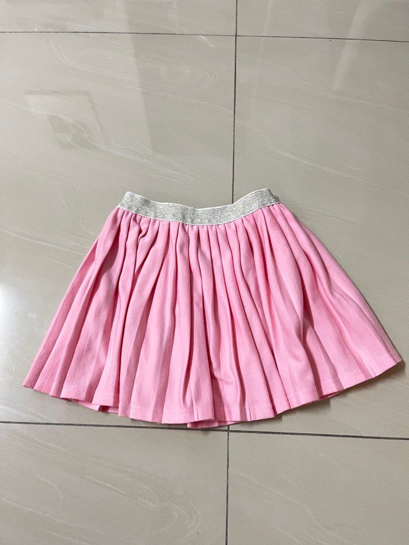 Pink skirt river island on sale