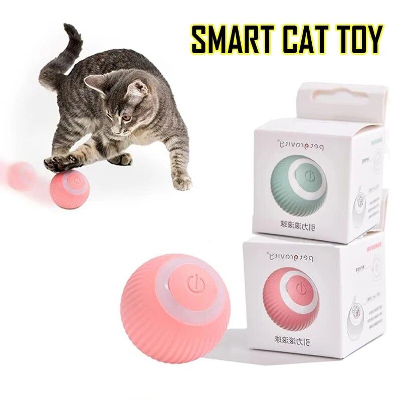 Smart Cat Toys Rolling Ball Rechargeable Electic Interactive Toys