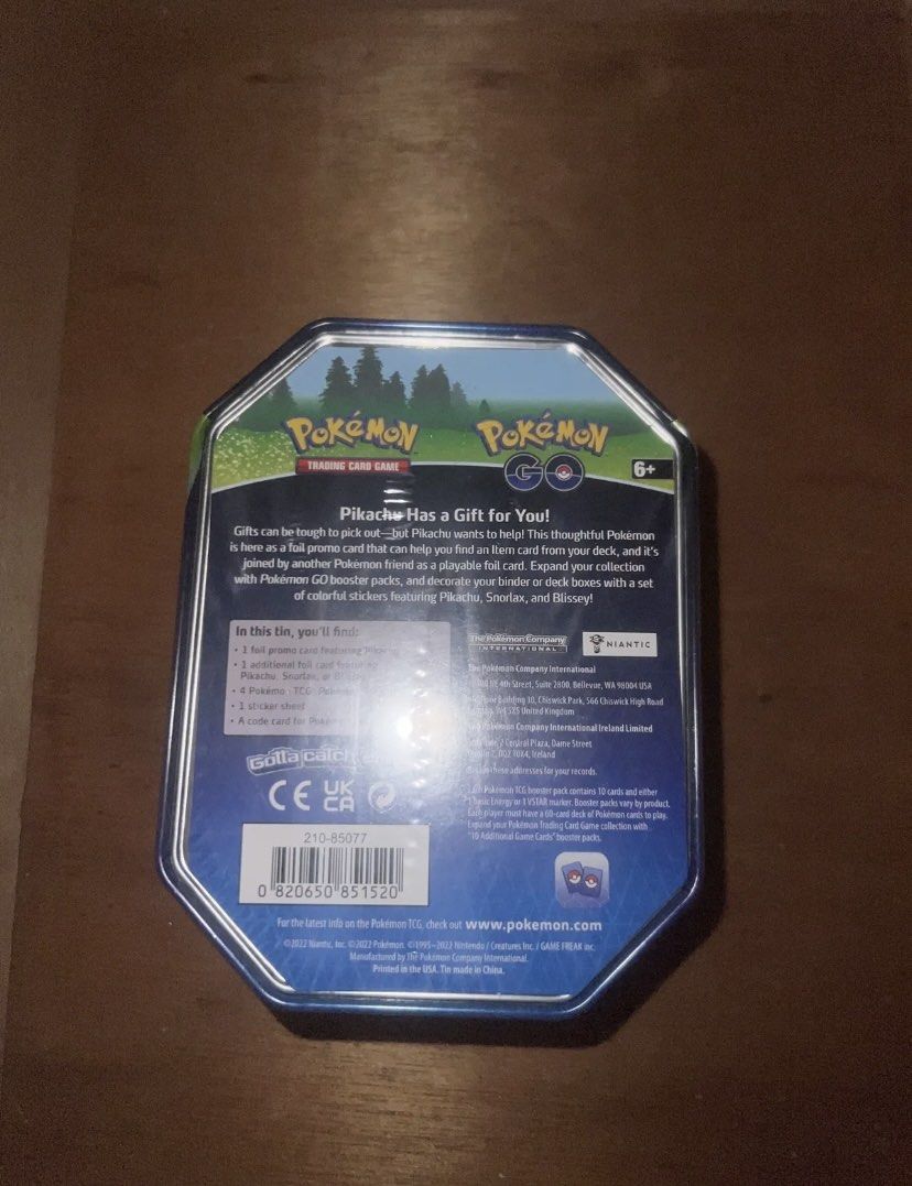 Pokémon TCG: Pokémon GO Tin (Snorlax)