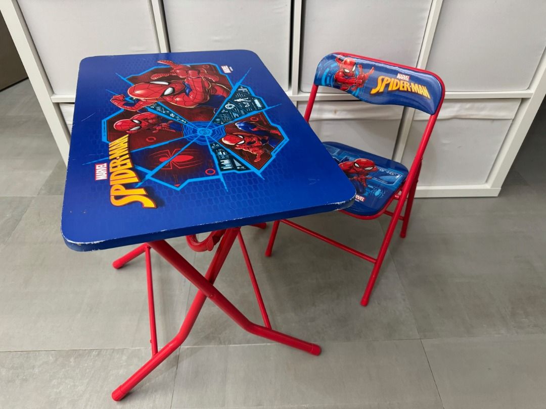 Spiderman Folding Table Folding Chair