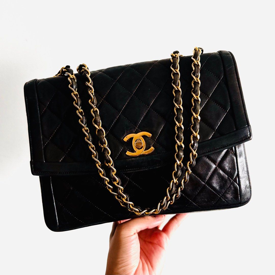 STEAL 🤎 Chanel Dark Chocolate Brown GHW CC Logo Classic Diana Envelope  Single Flap Quilted Lambskin Vintage 2-Way Shoulder Sling Bag Pre Series  Authentic, Luxury, Bags & Wallets on Carousell