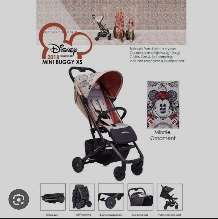 Stroller easywalker mini buggy XS disney minnie mouse