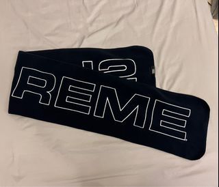Supreme 深藍圍巾 FW17 收藏出售
