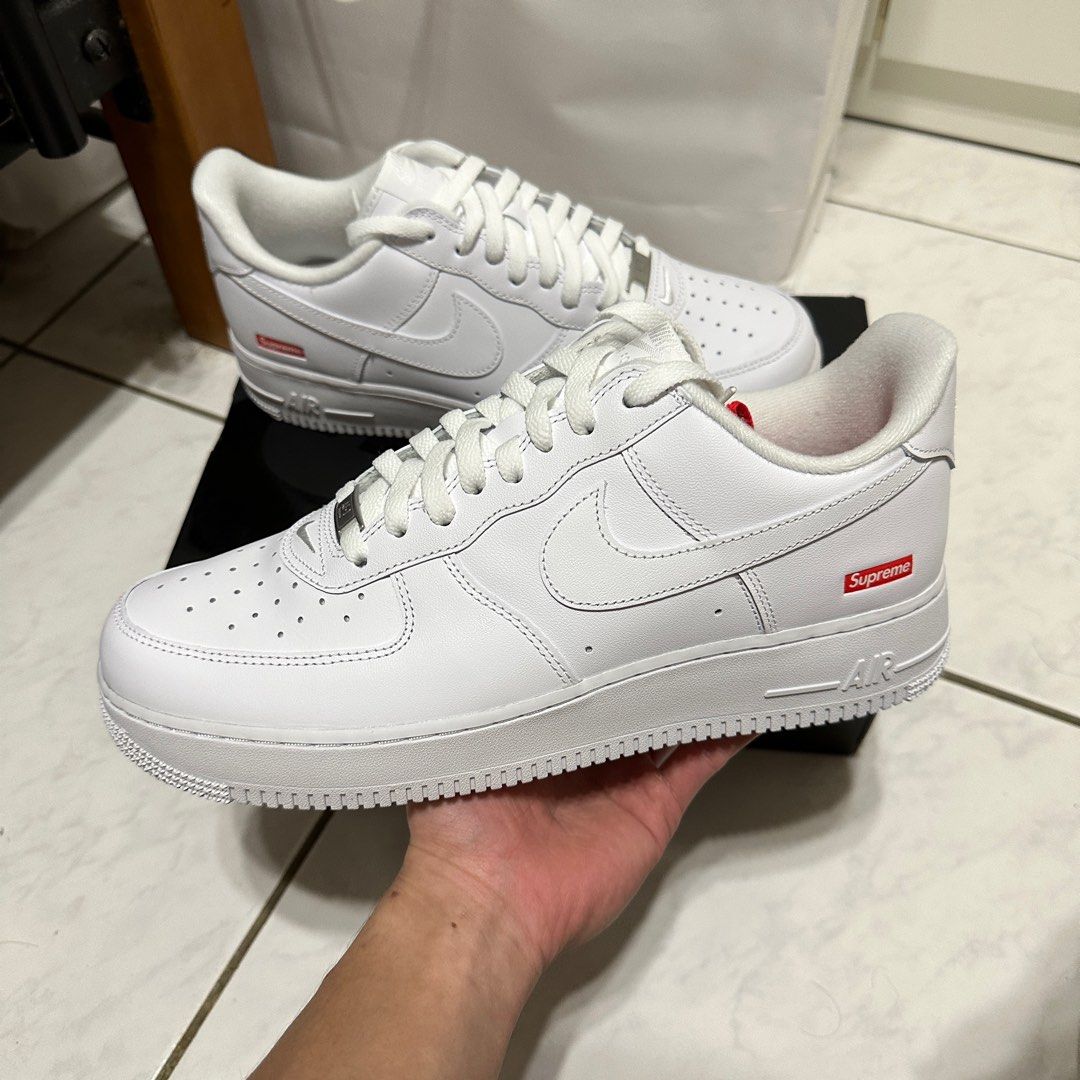 Supreme Nike Air Force 1 Low 白聯名AF1 街頭潮流品牌球鞋, 他的時尚