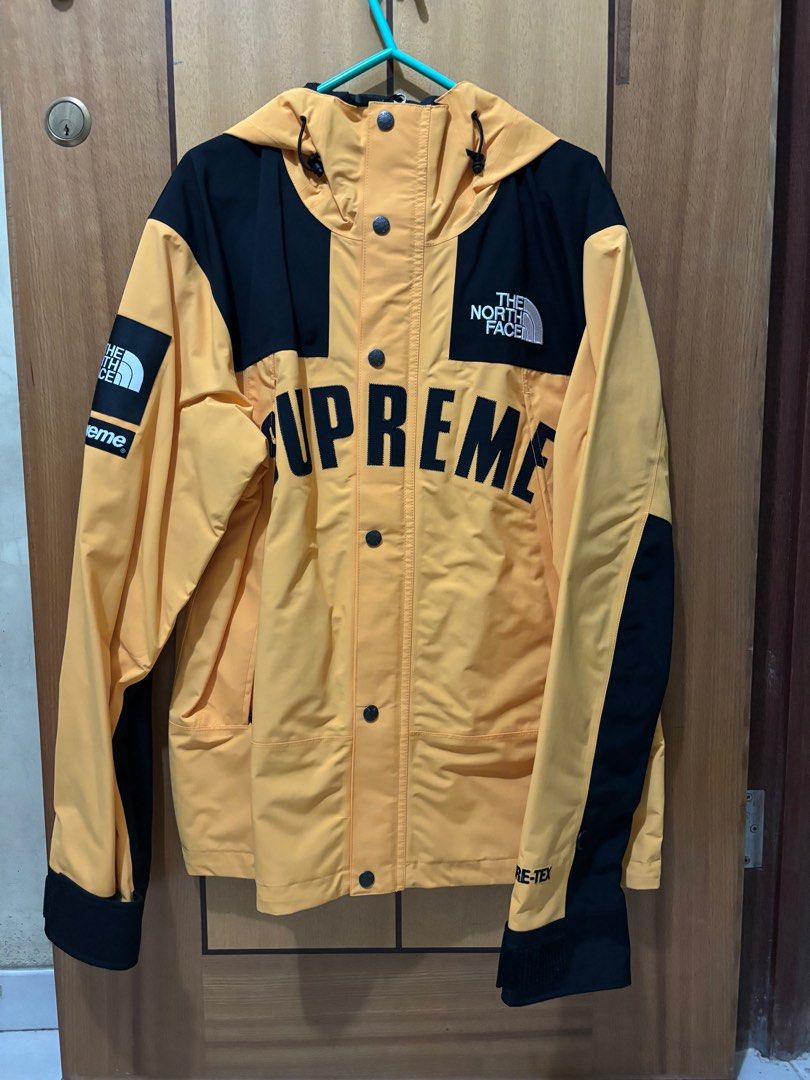 Supreme SS19 The North Face Arc Logo Mountain Parka Yellow Size M