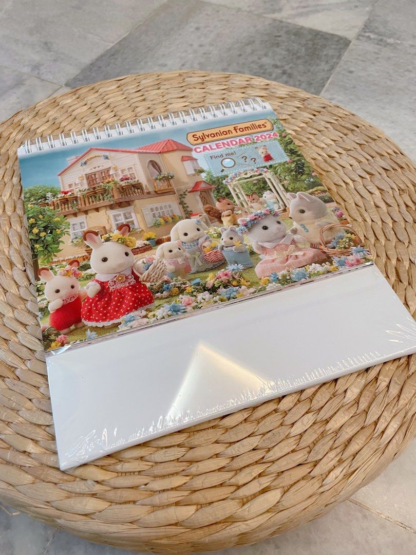 Sylvanian Families 2024 Calendar 2024, Hobbies & Toys, Stationery