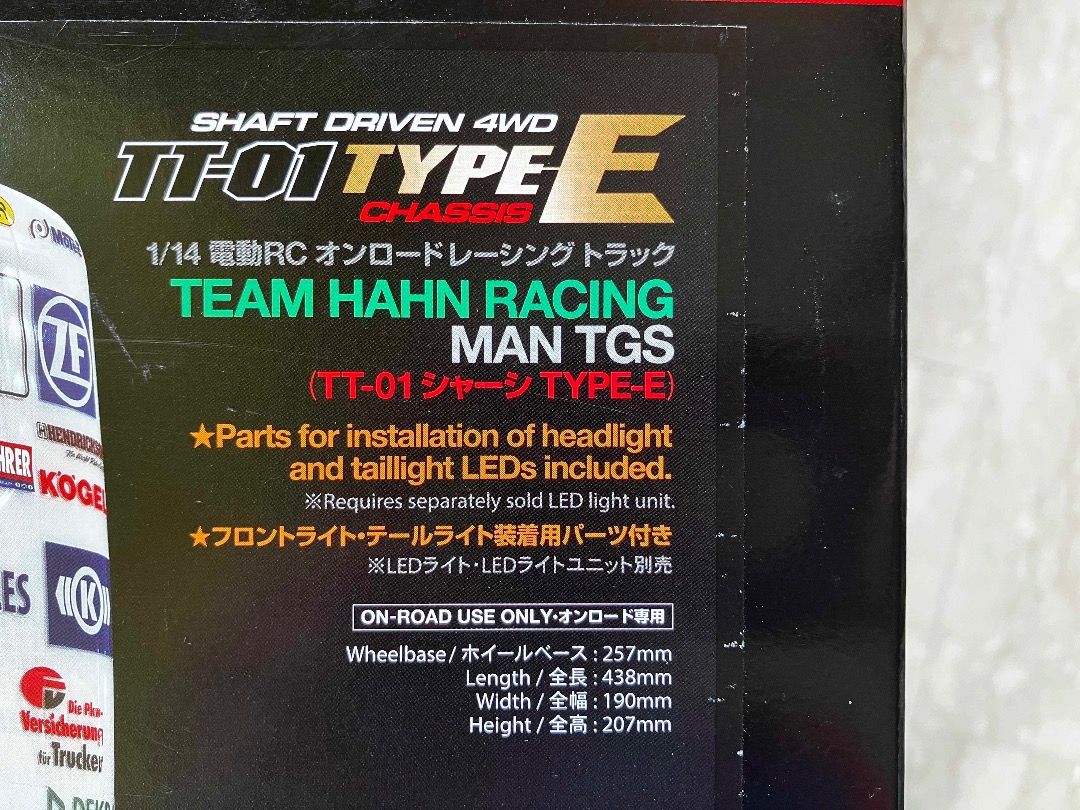 TAMIYA RC KIT : TEAM HAHN RACING MAN TGS, Hobbies & Toys, Toys & Games ...