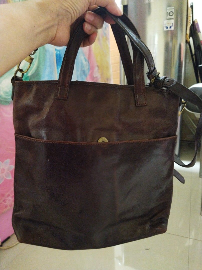Tas monsac genuine leather kulas