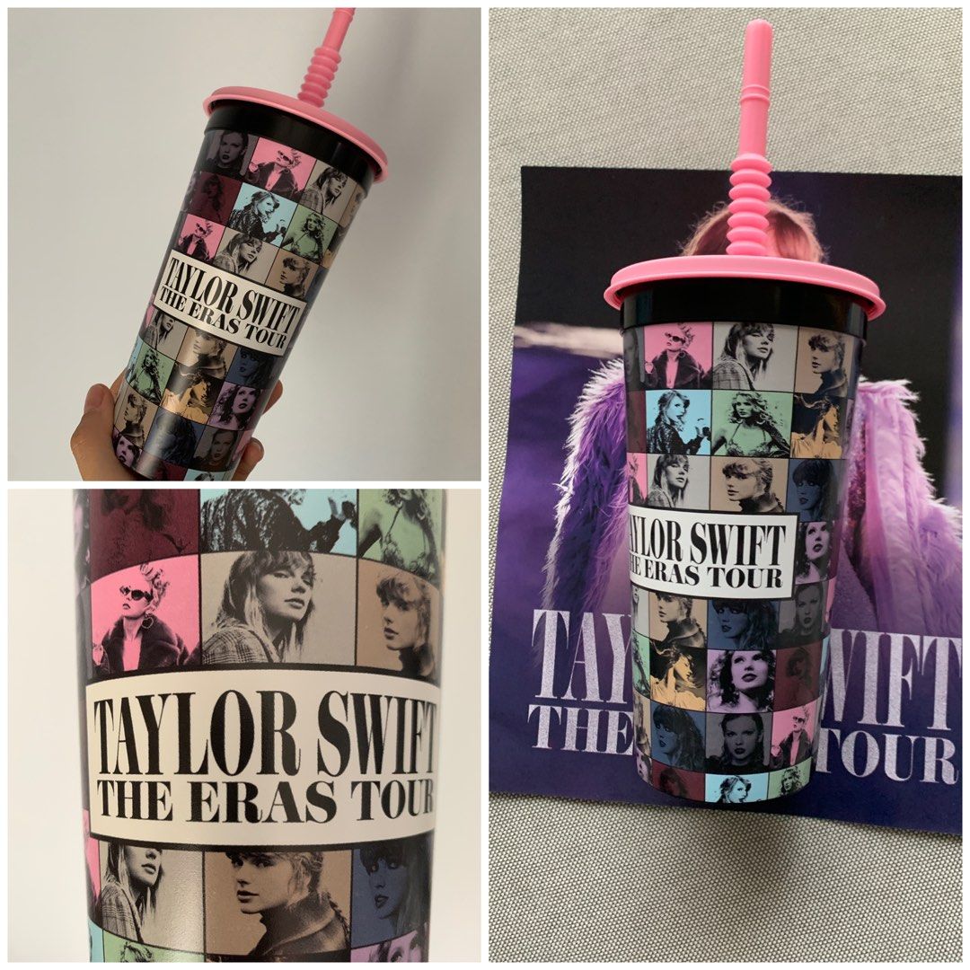 Taylor swift the eras tour concert tumbler cup with straw / bottle / tumblr  / tgv movie, Hobbies & Toys, Collectibles & Memorabilia, Fan Merchandise on  Carousell