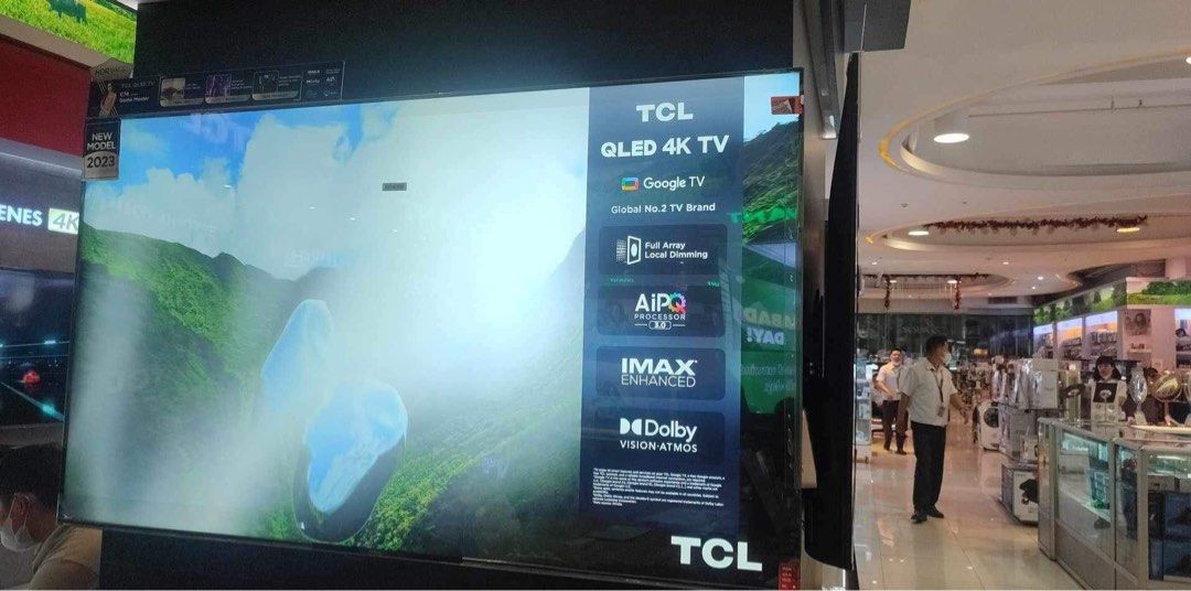 TCL 4K QLED ANDROID TV 55C745 65C745 (Category: TV) located in Quezon City. Submitted by annys.online (Listing ID 1268077975, Image 1). Description: TCL C745 QLED TV | Game Master * · QLED * · 144Hz VRR * · Game Master 2.0 * · HDR 1000 nits * · FreeSync Premium Pro * · IMAX Enhanced * · AiPQ PROCESSOR 3.0 * · Dolby Atmos * · Gaming in Dolby Vision * · TÜV Low Blue Light 55C745-36,400 65C745-49,000 Brand new and sealed with warranty and receipt 7 