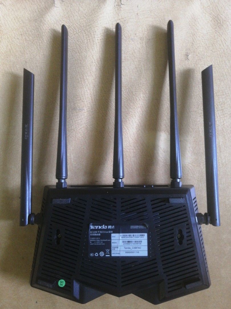 Tenda AC1200 Router, Computers & Tech, Parts & Accessories, Networking ...