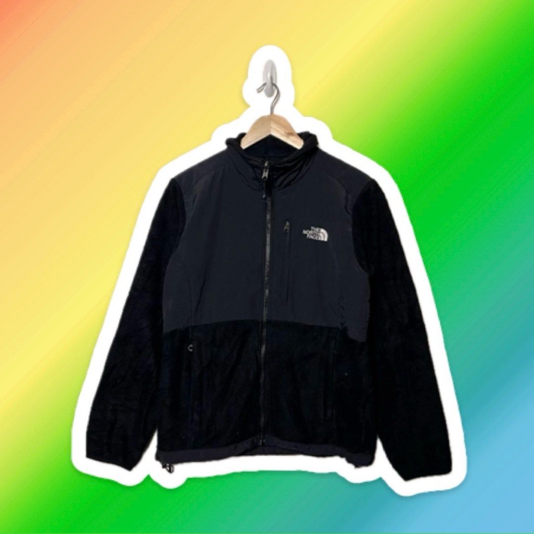 The North Face Women's Black Polartec Full Zip Denali Jacket Fleece Coat  Medium 