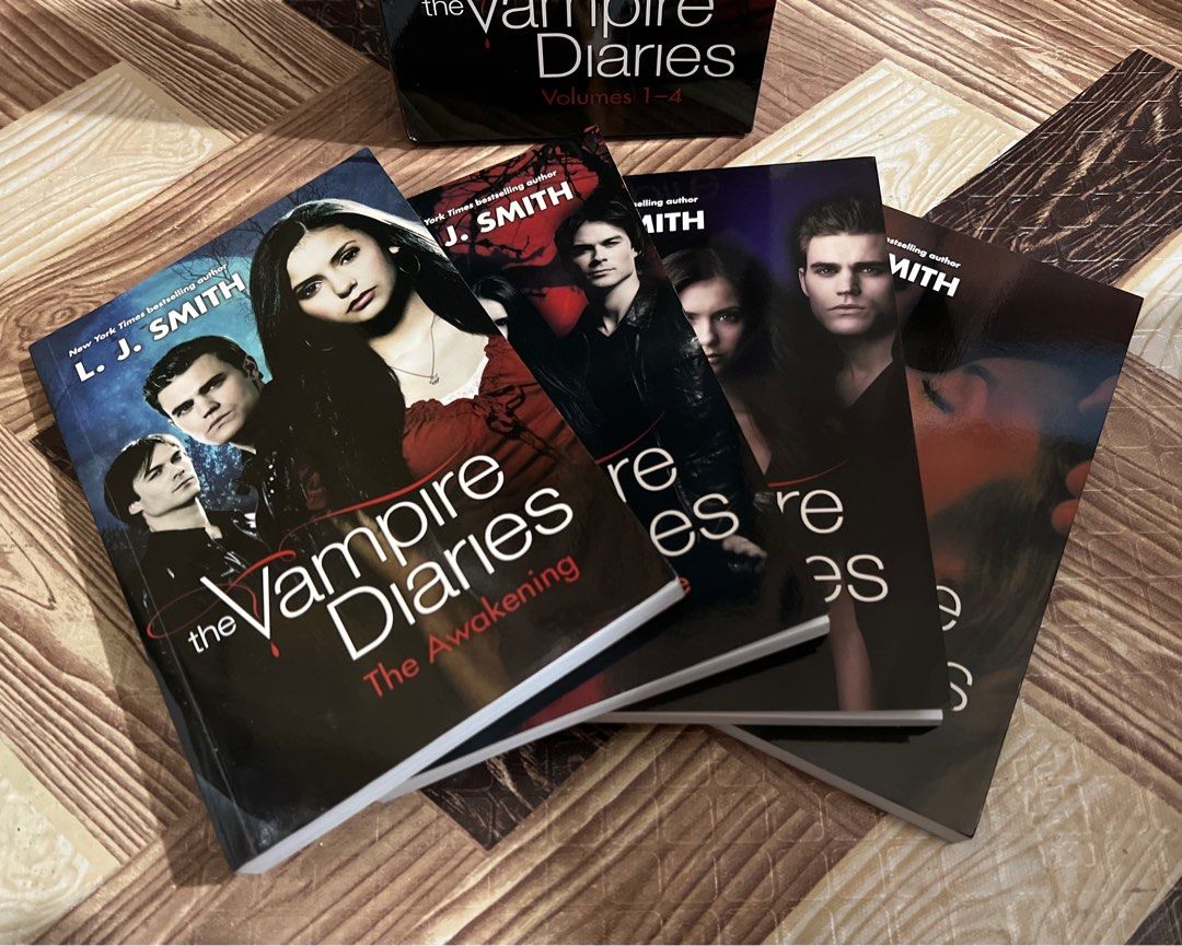 Vampire Diaries 4 Books The Awakening Collection Box Set by LJ Smith (The  Awakening, The Struggle, The Fury & The Reunion)