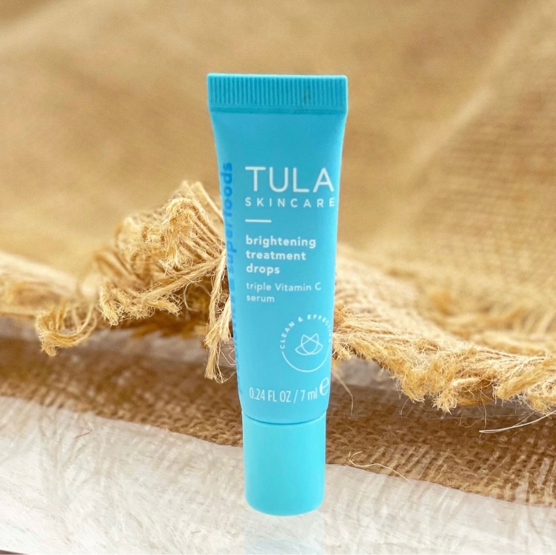TULA Brightening Treatment Drops 7ML Triple Vitamin C Serum, Beauty