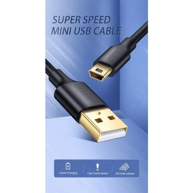 Câble USB RS PRO, Mini USB B vers Mini-USB A, 1m