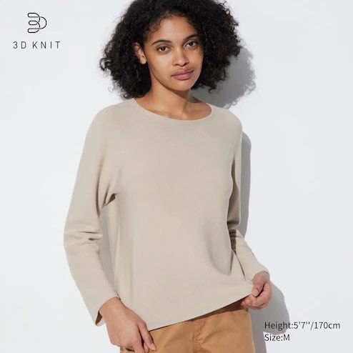 3d knit sweater hot sale