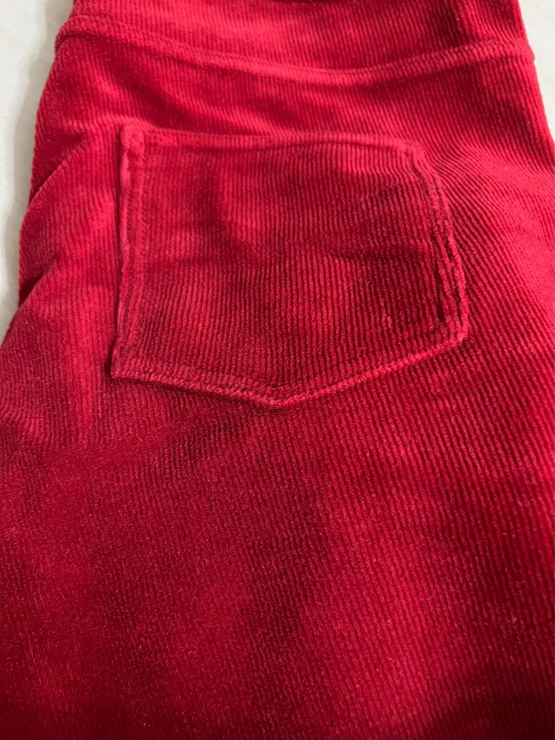 Red Corduroy Pants (S)