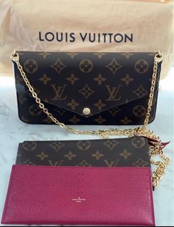 LV FELICIE AZUR CROSSBOSY BAG, Luxury, Bags & Wallets on Carousell