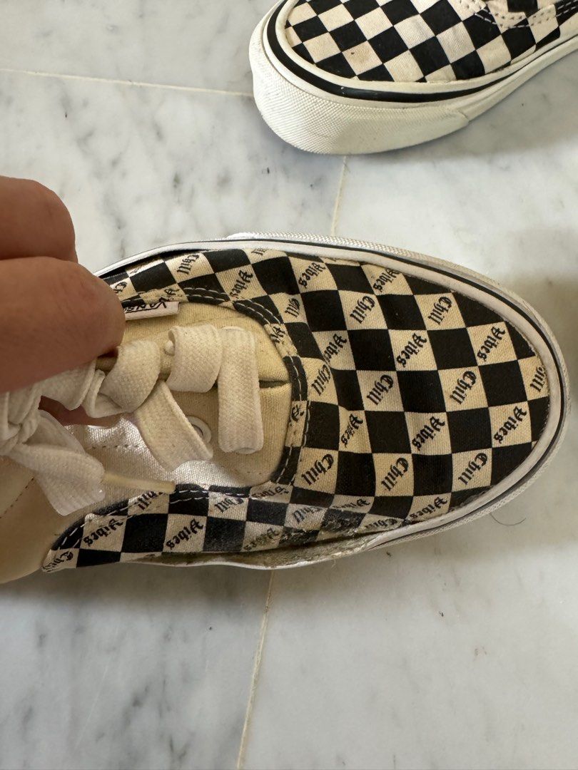 Gingham vans deals old skool