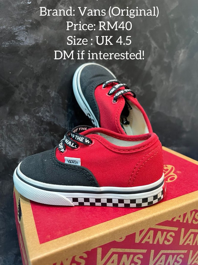 van shoes for kids