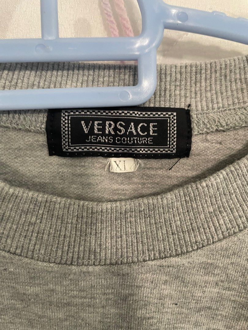 Grey versace jumper outlet