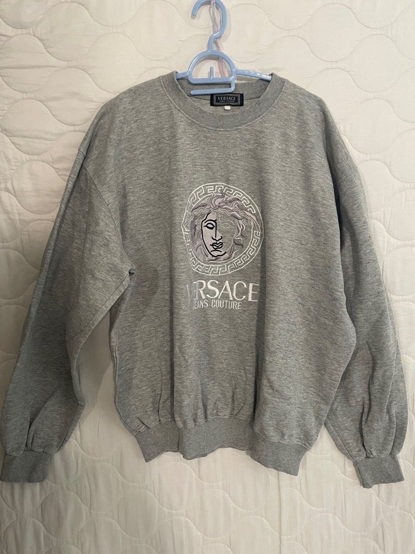 Grey store versace jumper