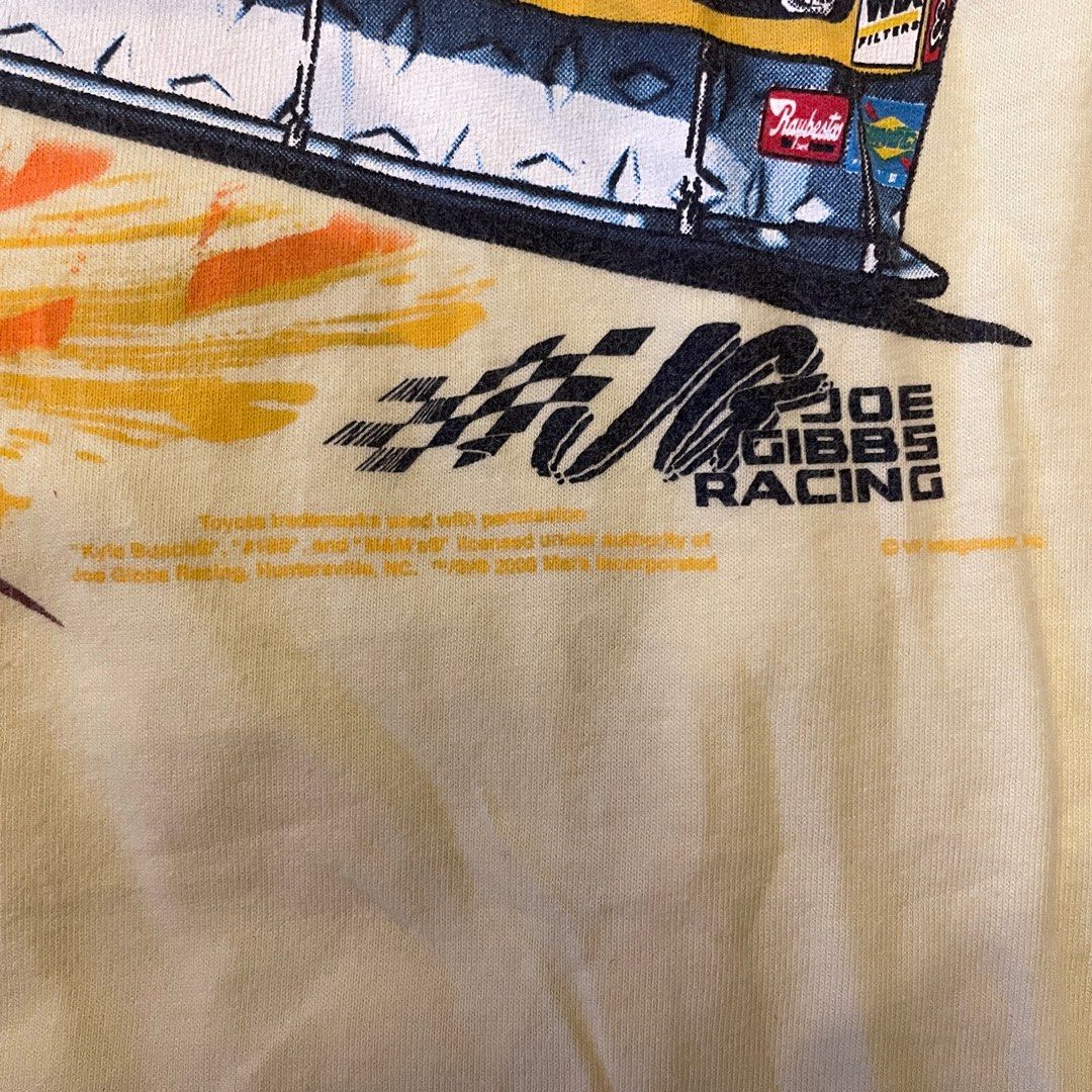 Vintage 2000s Kyle Busch M&Ms Mega Print Nascar Shirt, Women's Fashion ...