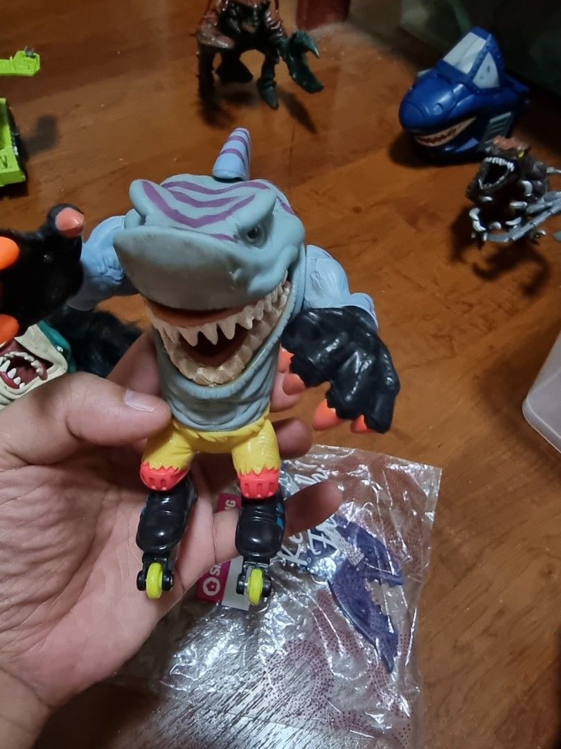 Figurine Rare Vintage Street Sharks Figurine originale Annee 90