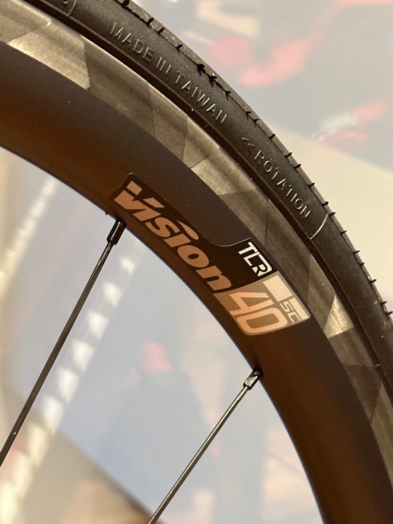 Vision TLR SC40 rim Wheelset Sports Equipment Bicycles Parts