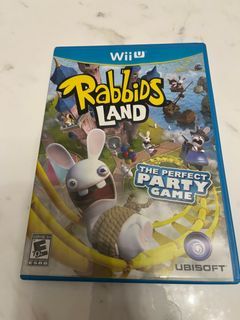 Wii U二手遊戲片-Rabbids Land瘋狂兔子