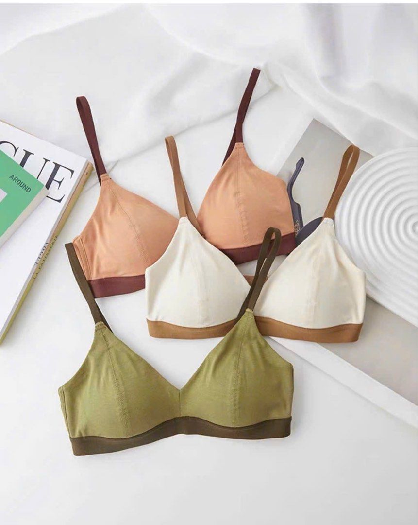 🎊 Clearance Sale! BN beige wireless 34B ladies bra, Women's