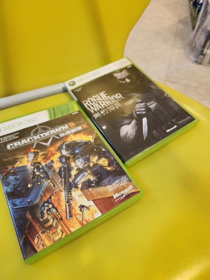 Xbox 360 crackdown 2 rogue warrior no book, 電子遊戲, 電子遊戲, Xbox - Carousell