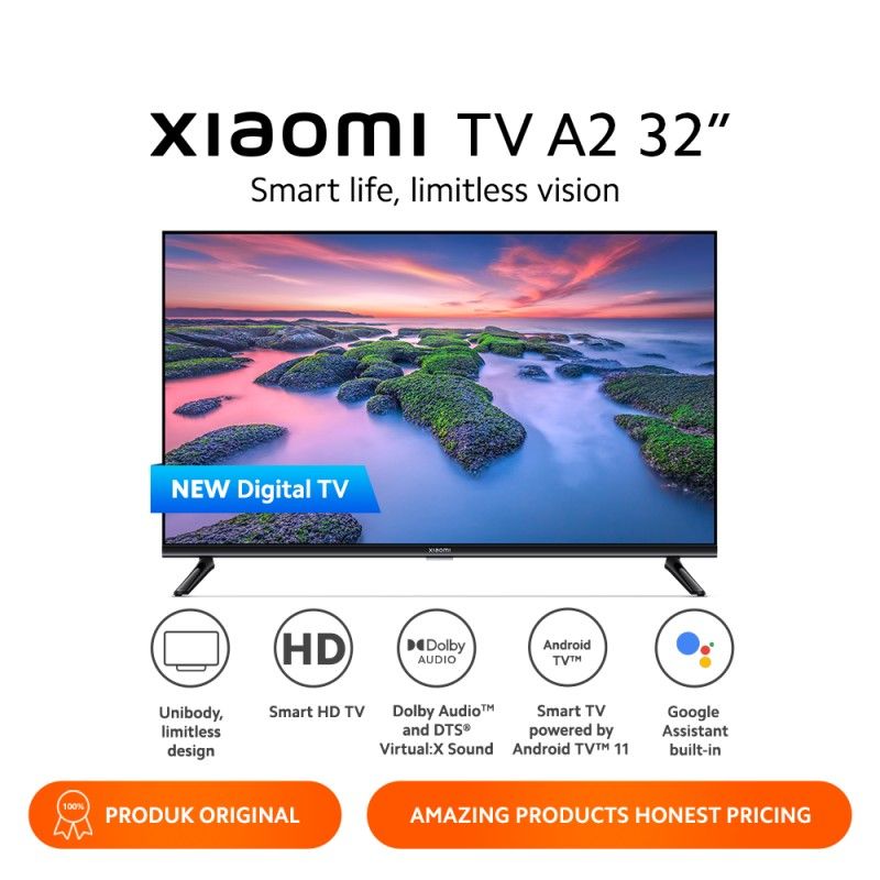 Xiaomi TV A2 32 / Smart TV / BRAND NEW SEAL in box / 3 year local  warranty, TV & Home Appliances, TV & Entertainment, TV on Carousell