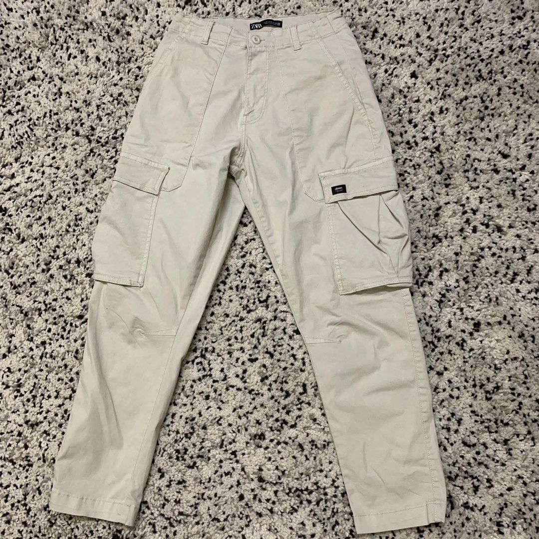 Zara cargo jeans mens cheap
