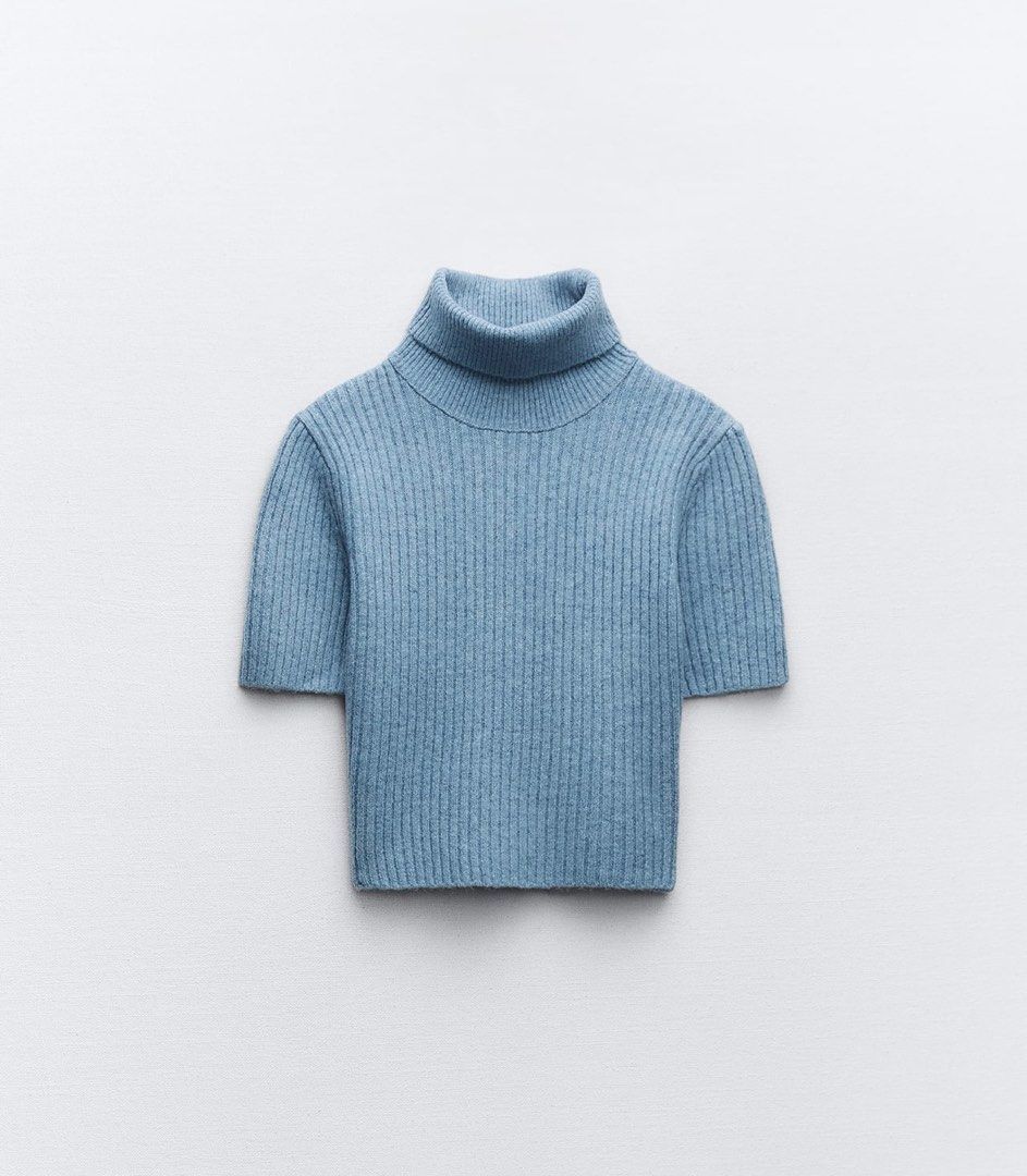 Zara short sleeve turtleneck store