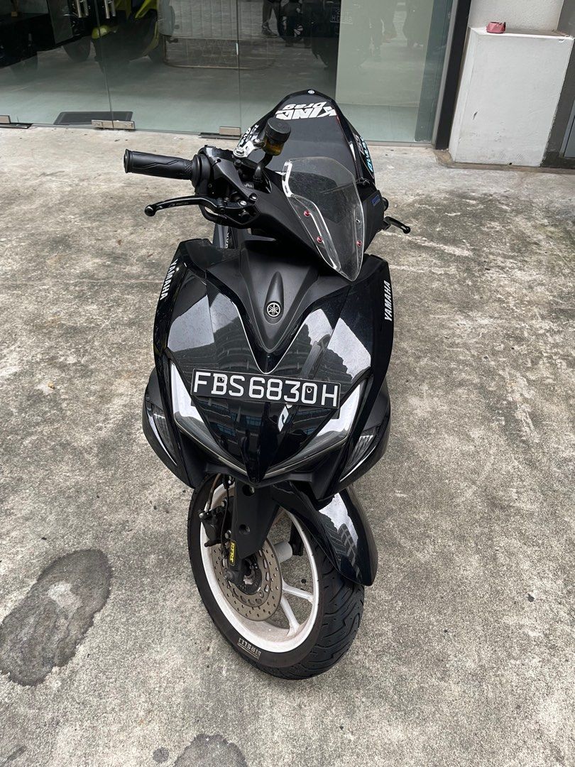 $0 Ride away Yamaha Aerox 155, Motorcycles, Motorcycles for Sale, Class ...