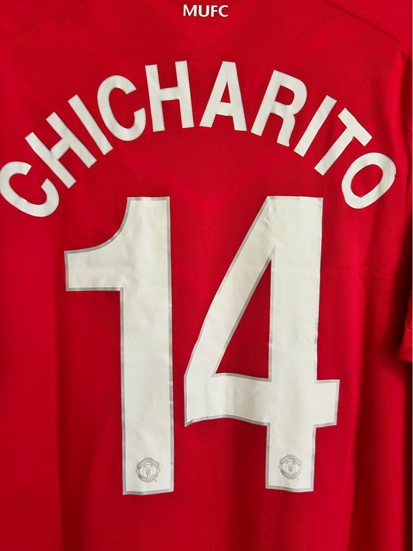 2010/11 Manchester United Home Jersey Home Kit CHICHARITO 14, XL
