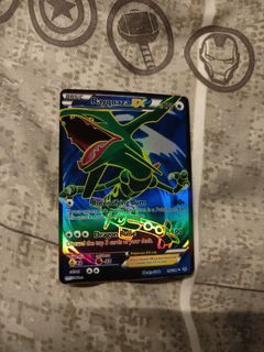 Pokemon Mega Rayquaza EX FA 98/98, Hobbies & Toys, Toys & Games on Carousell