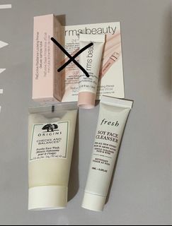 <$6 each!> Fresh Soy Face Cleanser 15ml, Origins Checks and balances Frothy Face Wash 30ml
